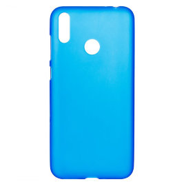 Чехол силиконовый матовый Huawei Honor 8C (синий)