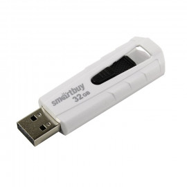 Флэш накопитель USB 32Gb Smart Buy IRON (бело - черный)