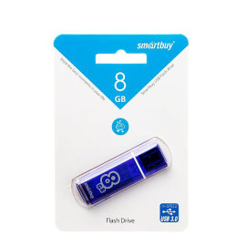 Флэш накопитель USB 8Gb Smart Buy Crown (синяя)