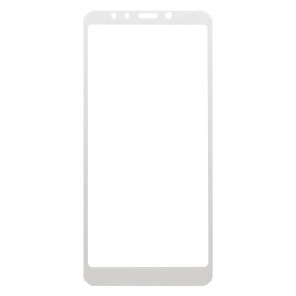 Защитное стекло Xiaomi Redmi 5 (полное покрытие) (белое) (без упаковки)