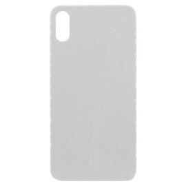 Задняя крышка Apple iPhone Xs (со стеклом камеры) (серебро)