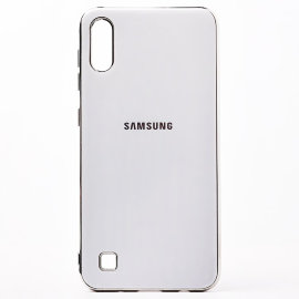 Чехол накладка SC154 Samsung A105F Galaxy A10 (белый)