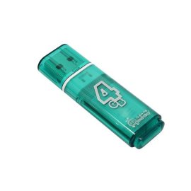 Флэш накопитель USB 4GB Smart Buy Glossy (зеленая)