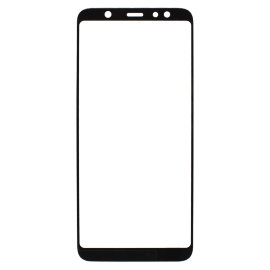 Защитное стекло Samsung A605F Galaxy A6 Plus (2018) (с рамкой) (черное) (без упаковки)