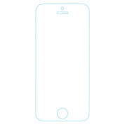 Защитное стекло Apple iPhone 5 матовое (без упаковки)