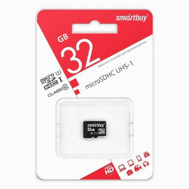 Карта памяти MicroSD 32GB (Class 10) Smart Buy LE (без адаптера)