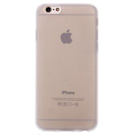 Чехол силиконовый матовый Apple iPhone 6 (белый)