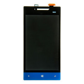 Дисплей HTC 8S Windows Phone в сборе с тачскрином (черно-синий)