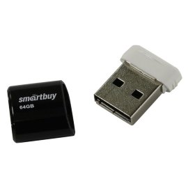 Флэш накопитель USB 64Gb Smart Buy Lara (черный)