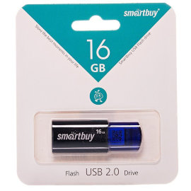 Флэш накопитель USB 16Gb Smart Buy Click (синяя)