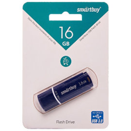 Флэш накопитель USB 16Gb Smart Buy Crown (синий)