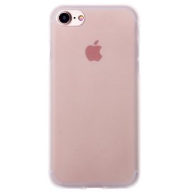 Чехол силиконовый матовый Apple iPhone 7 (белый)