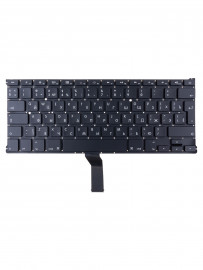 Клавиатура для ноутбука Apple Macbook A1466  Air 13 (для Mid 2011 - Early 2017, Г-образный Enter RUS) (черная)