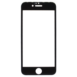 Защитное стекло Apple iPhone 6 (полное покрытие)  (черное) (без упаковки)
