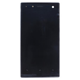 Дисплей Sony LT26w Xperia Acro S модуль с рамкой и тачскрином (черный)
