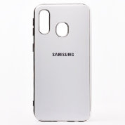 Чехол накладка SC154 Samsung A405F Galaxy A40 (белый)