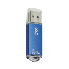 Флэш накопитель USB 8GB Smart Buy V-Cut (синий)