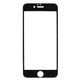 Защитное стекло Apple iPhone 6 (с рамкой) (тонкое) (черное) (без упаковки)