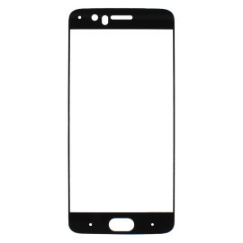 Защитное стекло OnePlus 5 (с рамкой) (черное) (без упаковки)