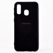 Чехол накладка SC154 Samsung A405F Galaxy A40 (черный)