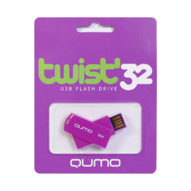 Флэш накопитель USB 32Gb Qumo Twist (фиолетовая)