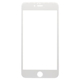 Защитное стекло Apple iPhone 6 Plus (закалённое) (полное покрытие) (белое) (без упаковки)