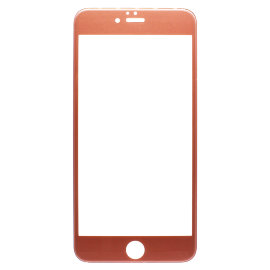 Защитное стекло Apple iPhone 6 Plus (закалённое) (полное покрытие) (розовое)