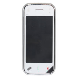 Тачскрин (сенсор) Nokia N97 mini с рамкой (белый)
