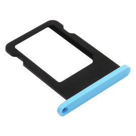 Лоток SIM карты Apple iPhone 5C (синий)