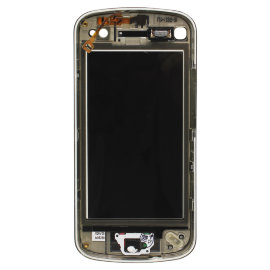 Тачскрин (сенсор) Nokia N97 с рамкой (белый)