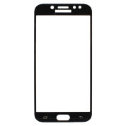 Защитное стекло Samsung J730F Galaxy J7 (2017) (полное покрытие) (черное) (без упаковки)