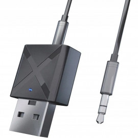Адаптер USB+AUX B16D (Bluetooth) (черный)