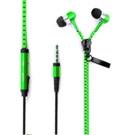 Наушники Zipper для Micromax (зеленые)
