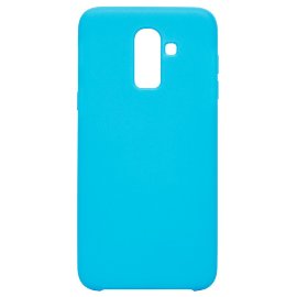 Чехол накладка Original Design Samsung J810 Galaxy J8 (2018) (голубой)