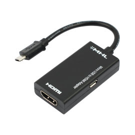 Переходник MicroUSB => HDMI VIXION AD33 (черный)