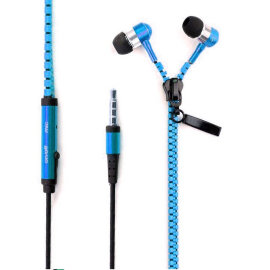 Наушники Zipper для Meizu (синие)