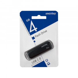 Флэш накопитель USB 4GB Smart Buy Clue (черный)